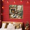 Stupell Industries Dogs Around Christmas Fireplace Canvas, design by LSR Design Studio
